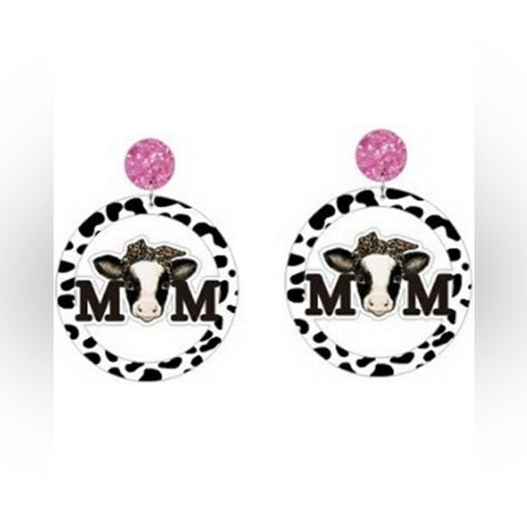 3/ $15 Brand New “Mom” Earrings - Picture 1 of 3
